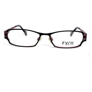 Fysh UK Urban Eyewear 3416 227 Purple Magenta Rectangular Frames 50-17-135